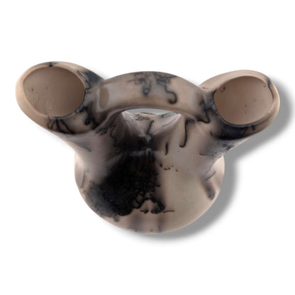 Horsehair Pottery Nativity Wedding Vase