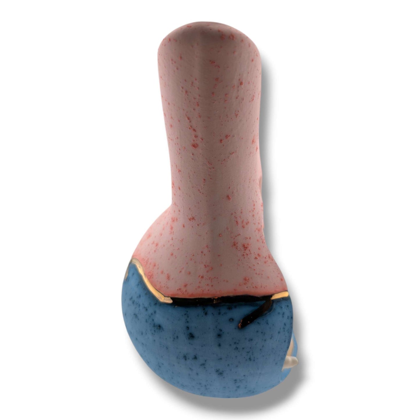 Luna Gold-Filled Nativity Wedding Vase, Rose and Blue