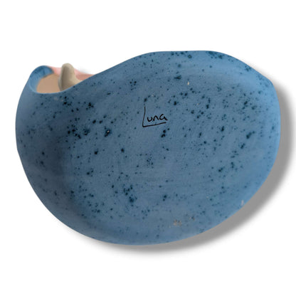Luna Gold-Filled Nativity Wedding Vase, Rose and Blue