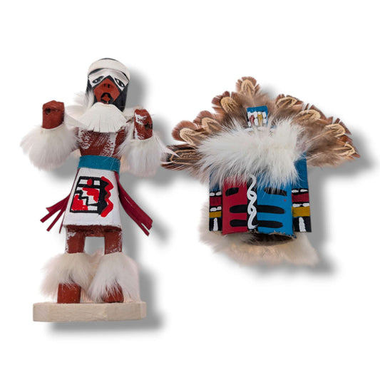 6 Inch Jemez Kachina Doll with Detachable Mask