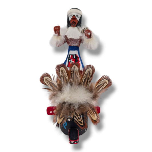6 Inch Priest Killer Kachina Doll with Detachable Mask