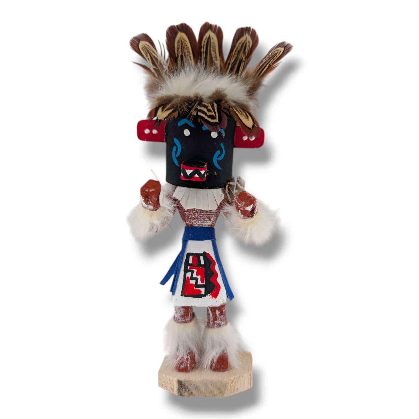 6 Inch Priest Killer Kachina Doll with Detachable Mask