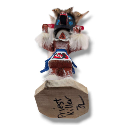 6 Inch Priest Killer Kachina Doll with Detachable Mask