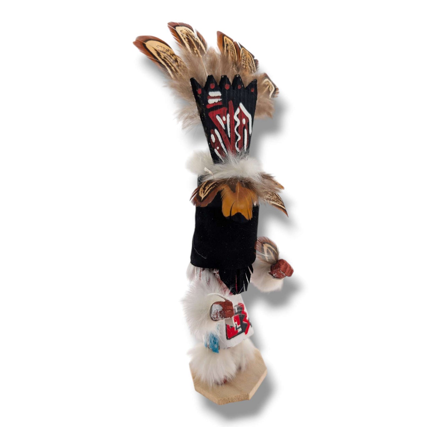 6 Inch Apache Dancer Kachina Doll with Detachable Mask