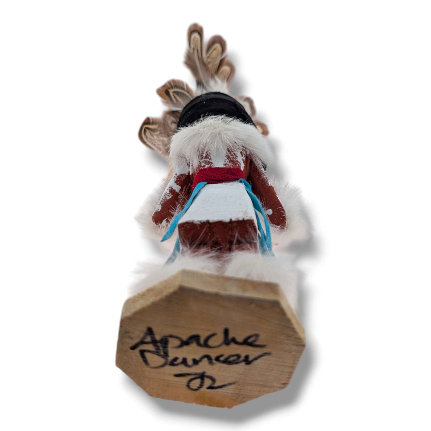 6 Inch Apache Dancer Kachina Doll with Detachable Mask