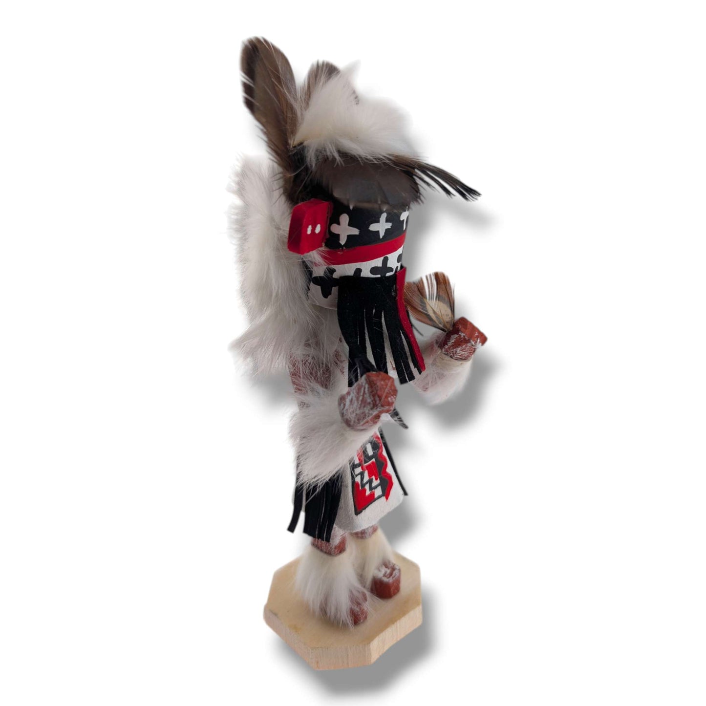 6 Inch Warrior Kachina Doll with Detachable Mask