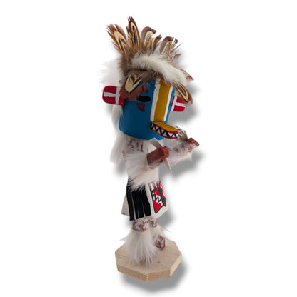 6 Inch Lizard Chief Kachina Doll with Detachable Mask