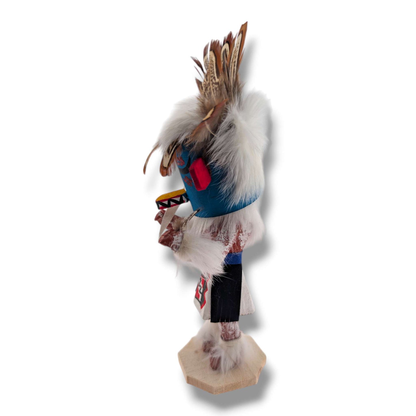 6 Inch Lizard Chief Kachina Doll with Detachable Mask