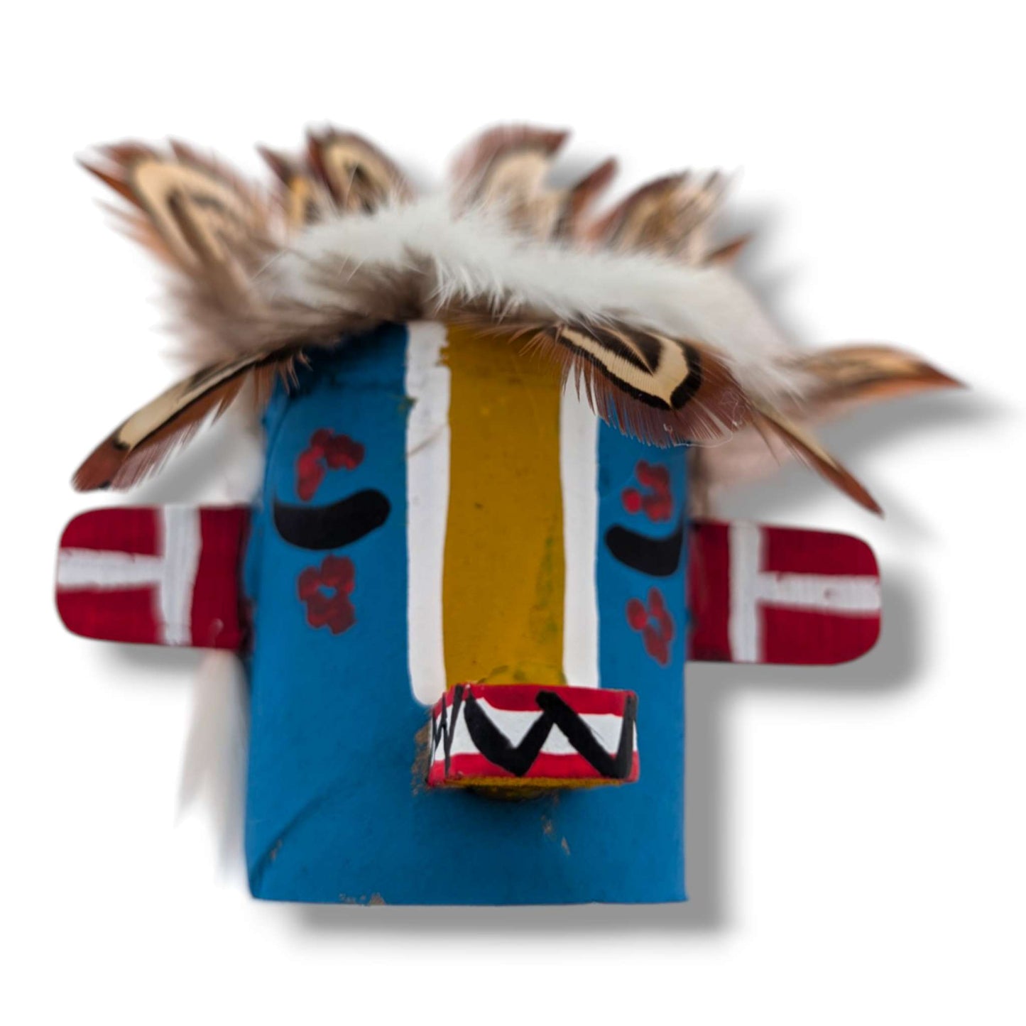 6 Inch Lizard Chief Kachina Doll with Detachable Mask