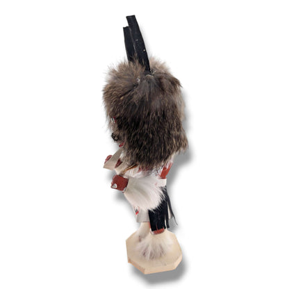 6 Inch Wolf Kachina Doll with Detachable Mask