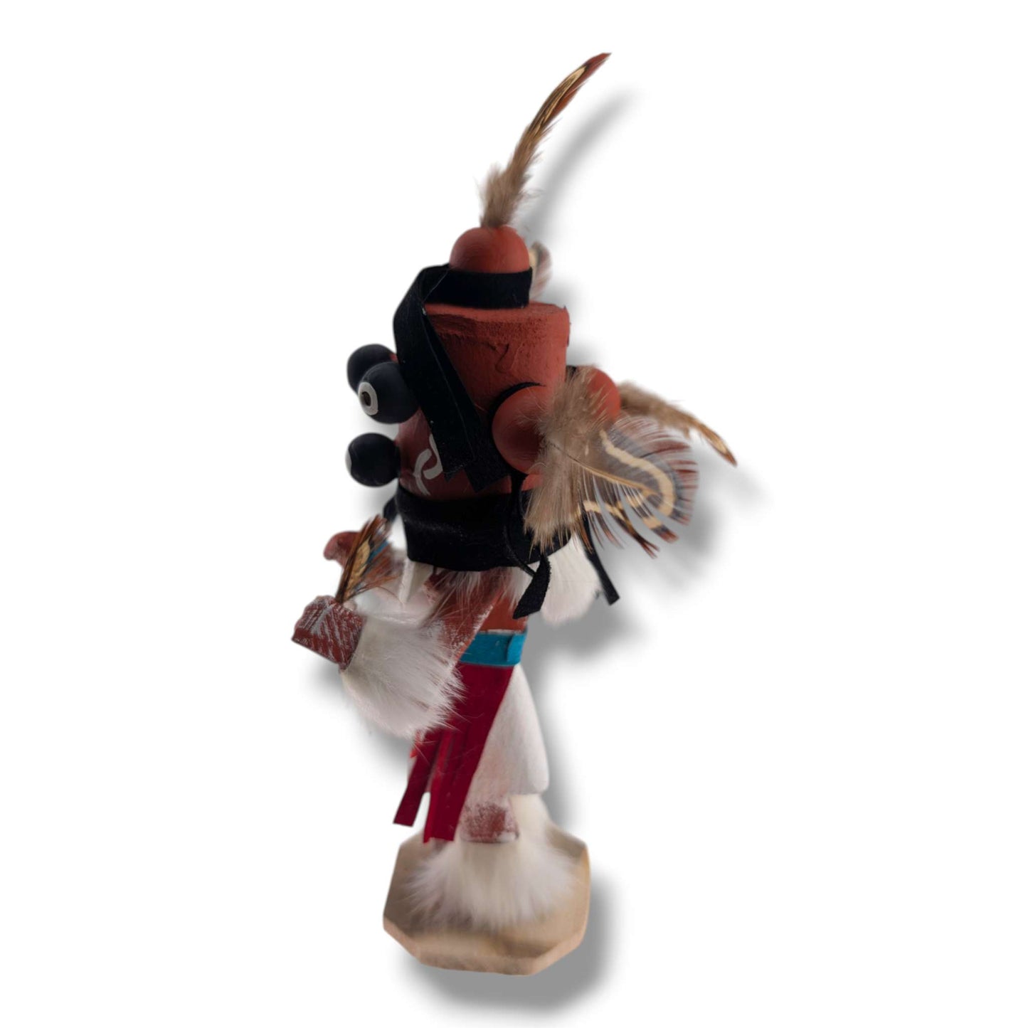 6 Inch Mudhead Kachina Doll with Detachable Mask