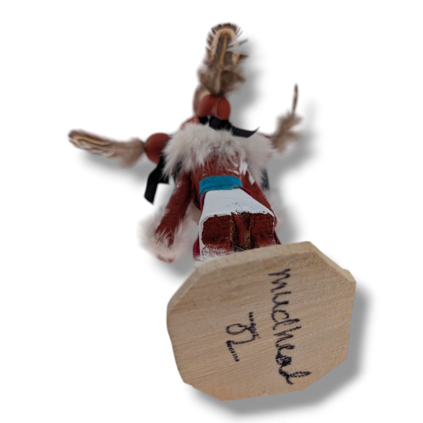 6 Inch Mudhead Kachina Doll with Detachable Mask