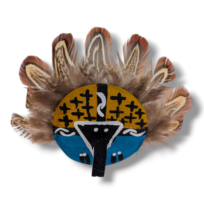 6 Inch Chief Kachina Doll with Detachable Mask