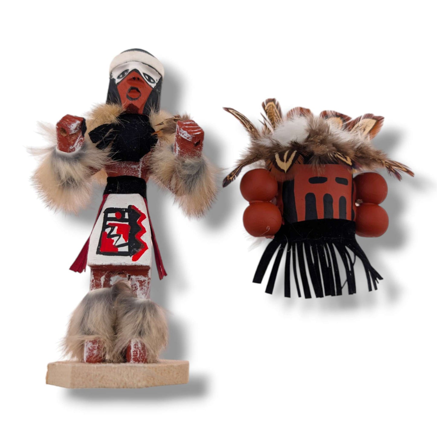 6 Inch Corn Maiden Kachina Doll with Detachable Mask