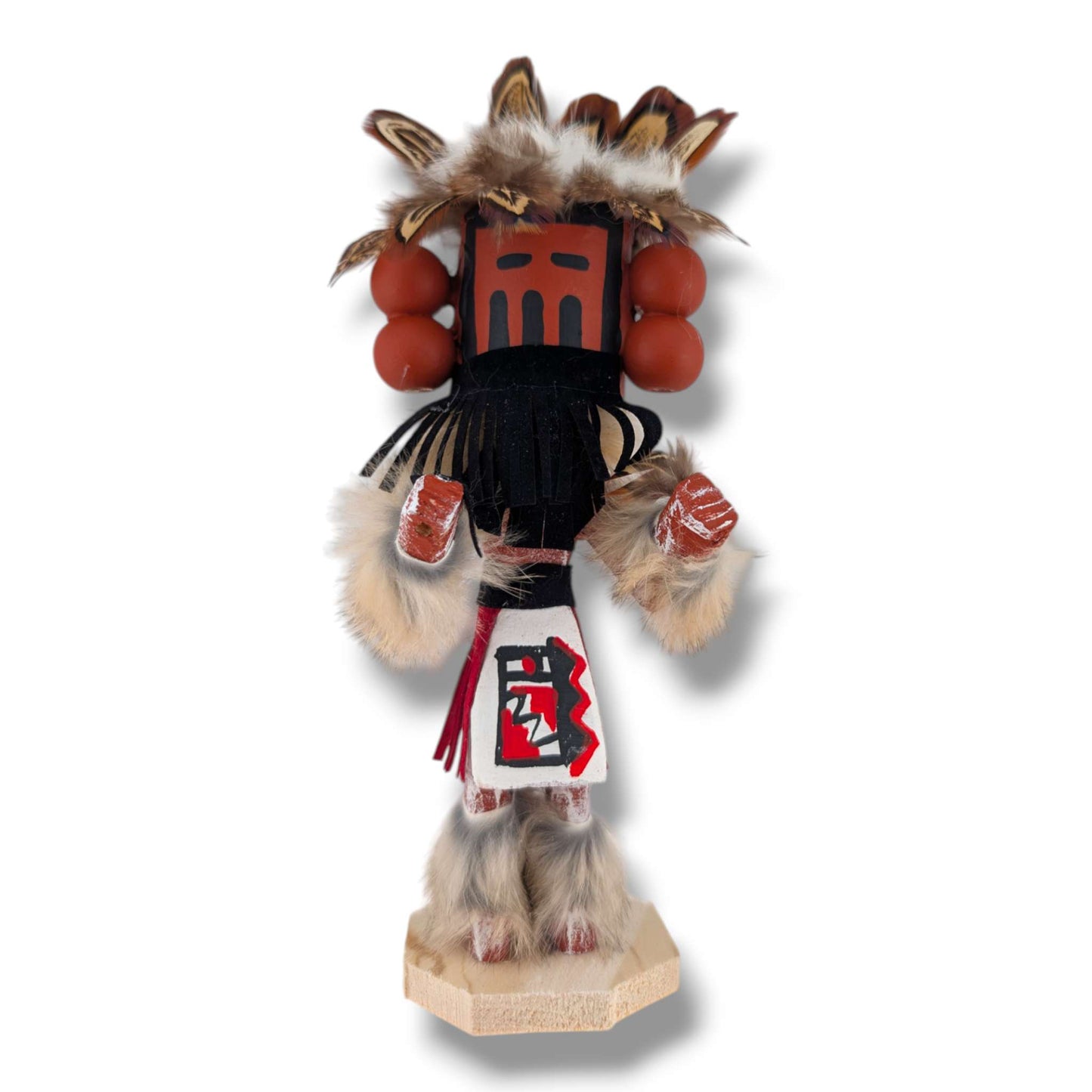 6 Inch Corn Maiden Kachina Doll with Detachable Mask