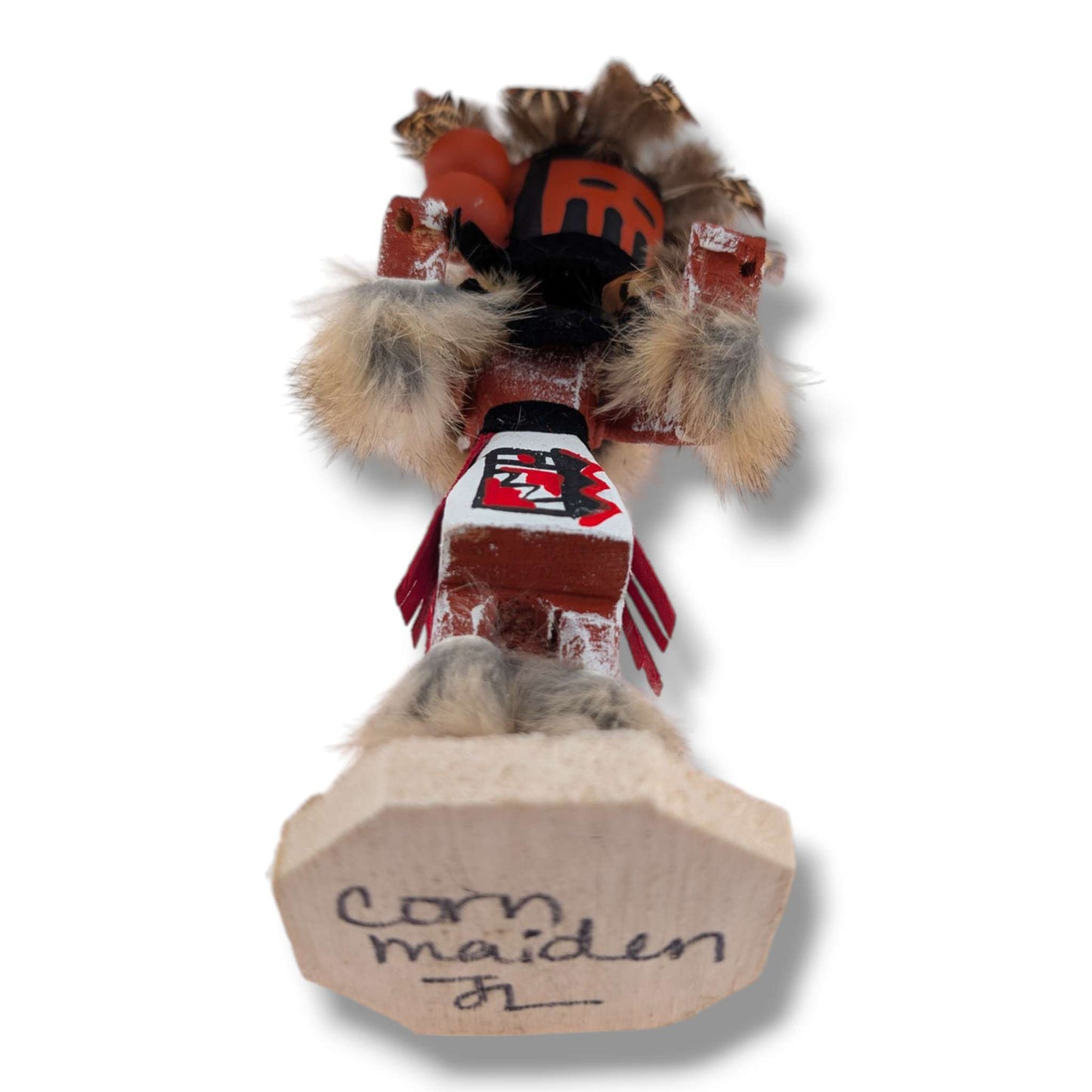 6 Inch Corn Maiden Kachina Doll with Detachable Mask