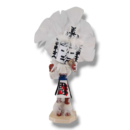 6 Inch White Cloud Kachina Doll with Detachable Mask