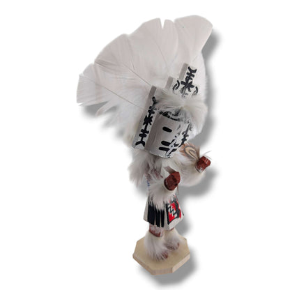 6 Inch White Cloud Kachina Doll with Detachable Mask
