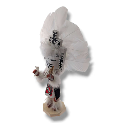 6 Inch White Cloud Kachina Doll with Detachable Mask