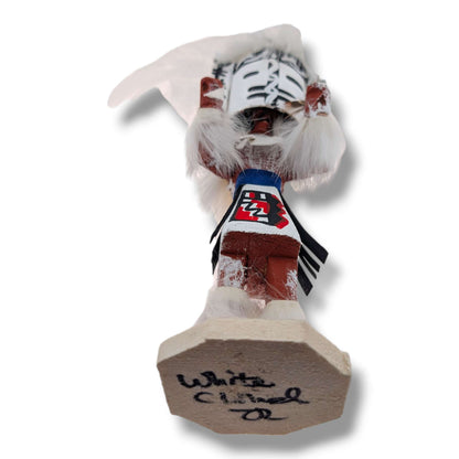6 Inch White Cloud Kachina Doll with Detachable Mask