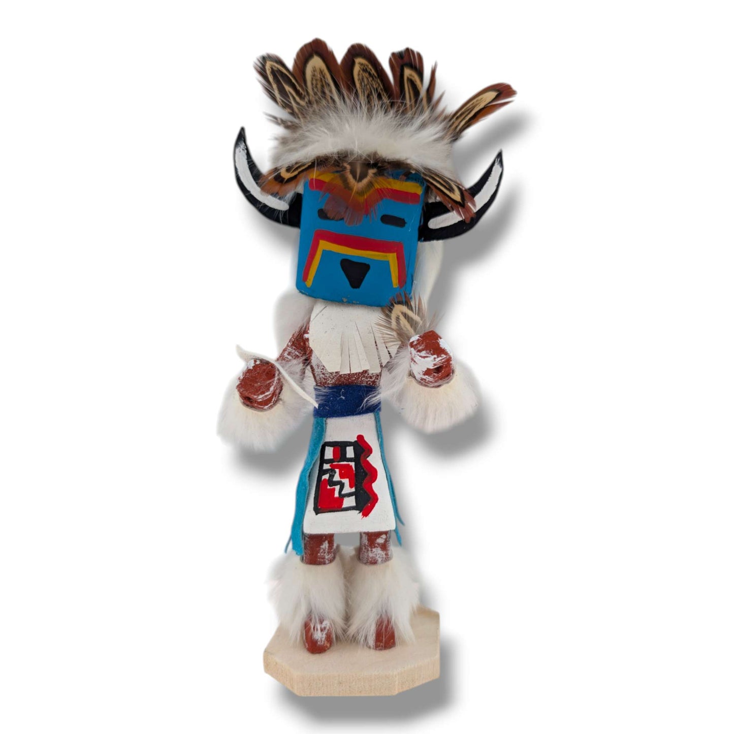 6 Inch Medicine Man Kachina Doll with Detachable Mask