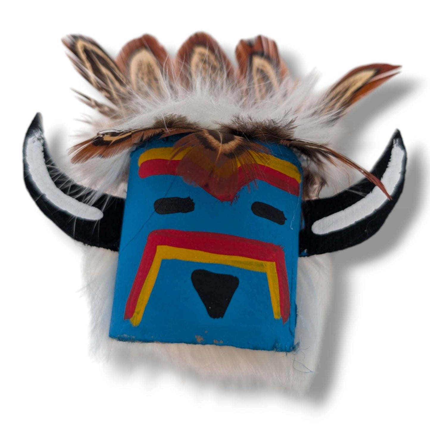 6 Inch Medicine Man Kachina Doll with Detachable Mask