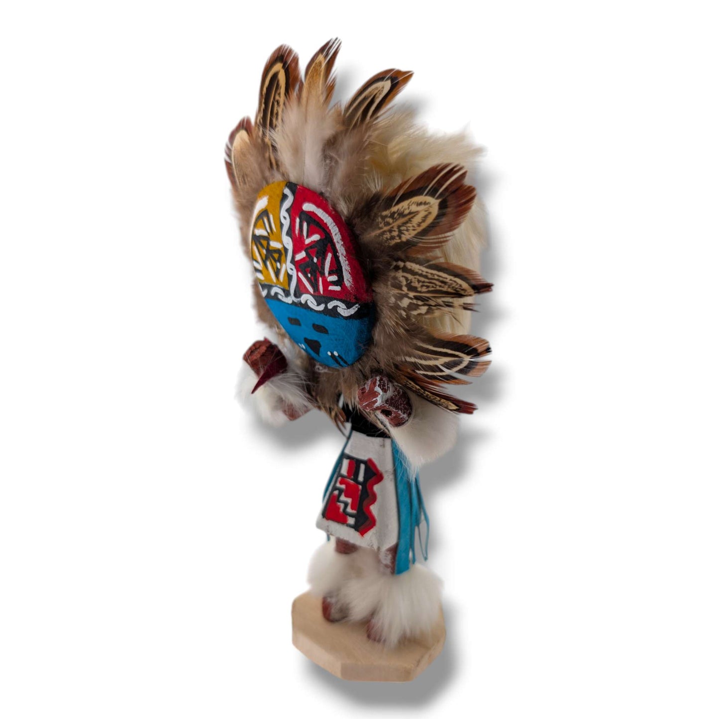6 Inch Sunface Kachina Doll with Detachable Mask