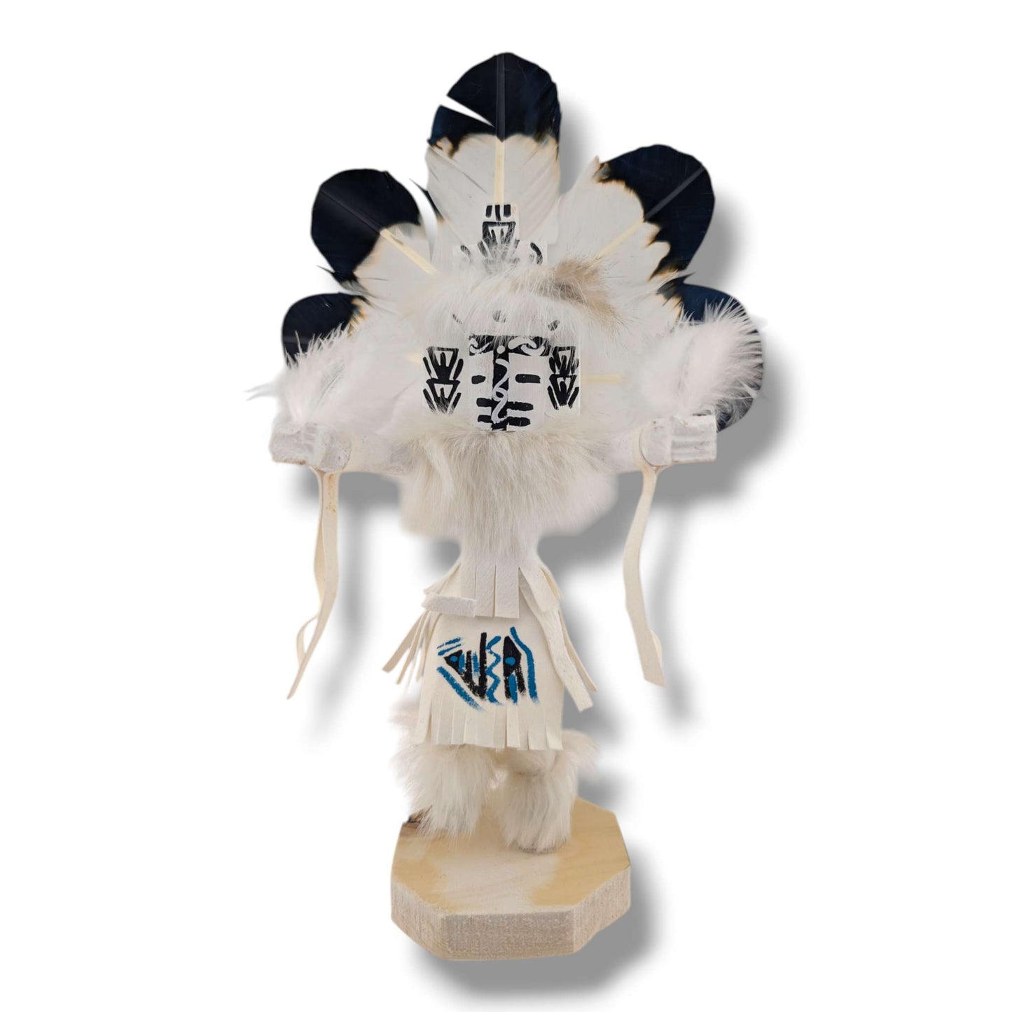 10 Inch White Cloud Kachina Doll