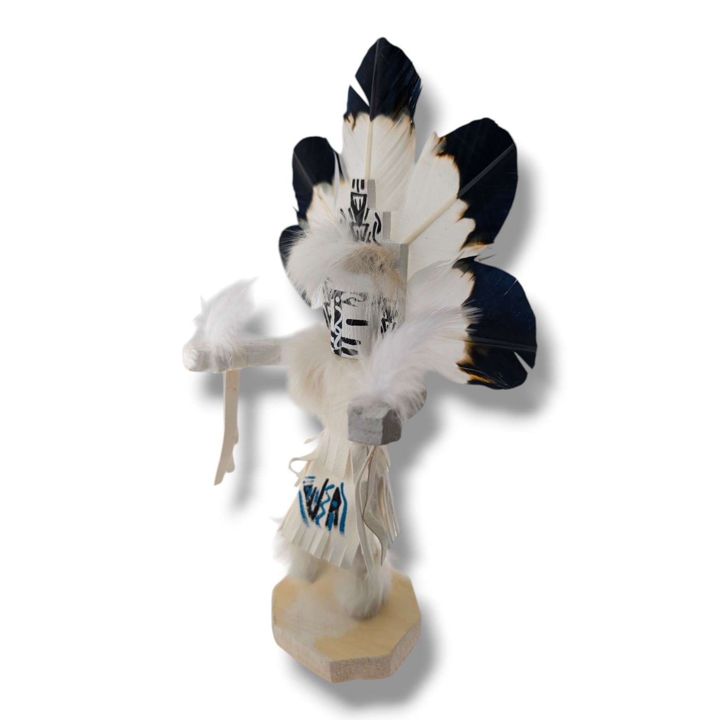 10 Inch White Cloud Kachina Doll