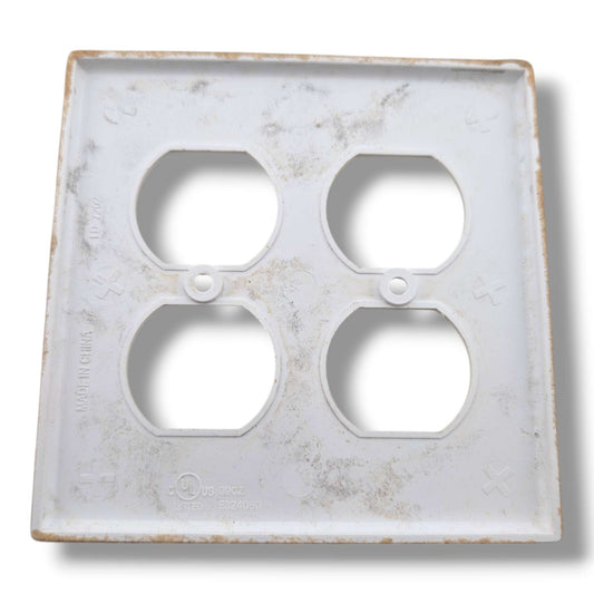 Navajo Sand Painting Outlet Cover Navajo Symbols and Figure Double Duplex - SunWest Treasures