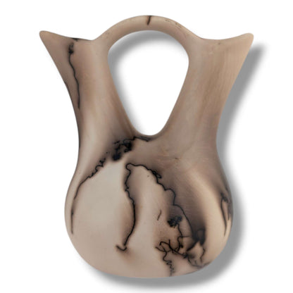 Horse Hair Hummingbird and Leaf Wedding Vase by Luna