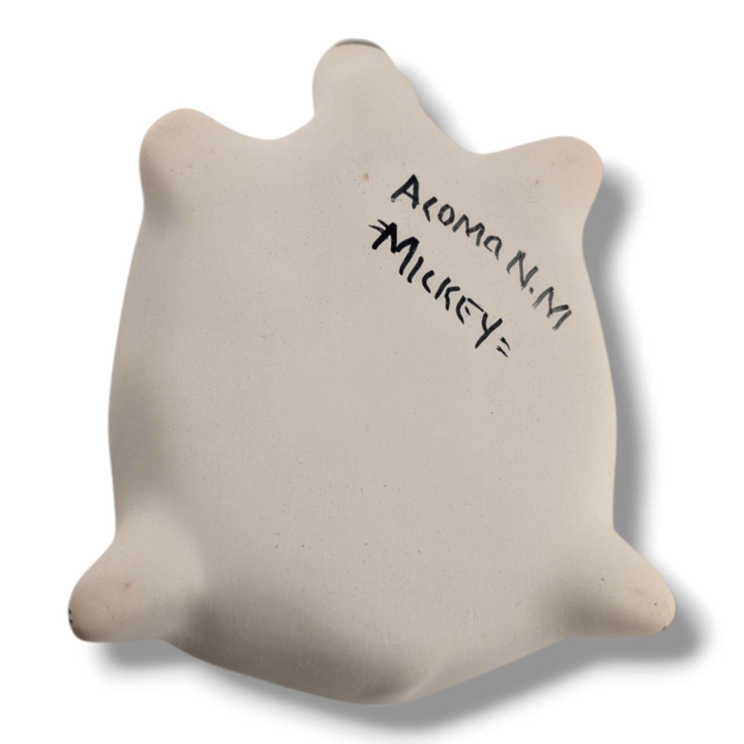 Acoma Pueblo Handmade Turtle Pottery Bowl by Mickey