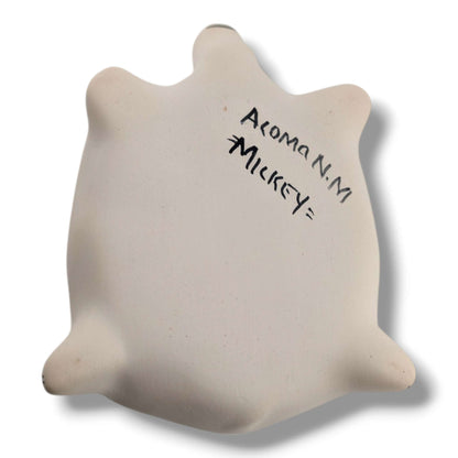 Acoma Pueblo Handmade Turtle Pottery Bowl by Mickey