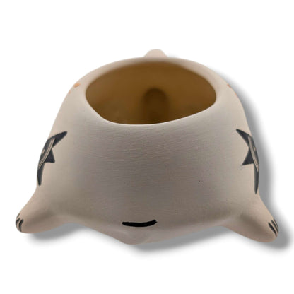 Acoma Pueblo Handmade Turtle Pottery Bowl by Mickey