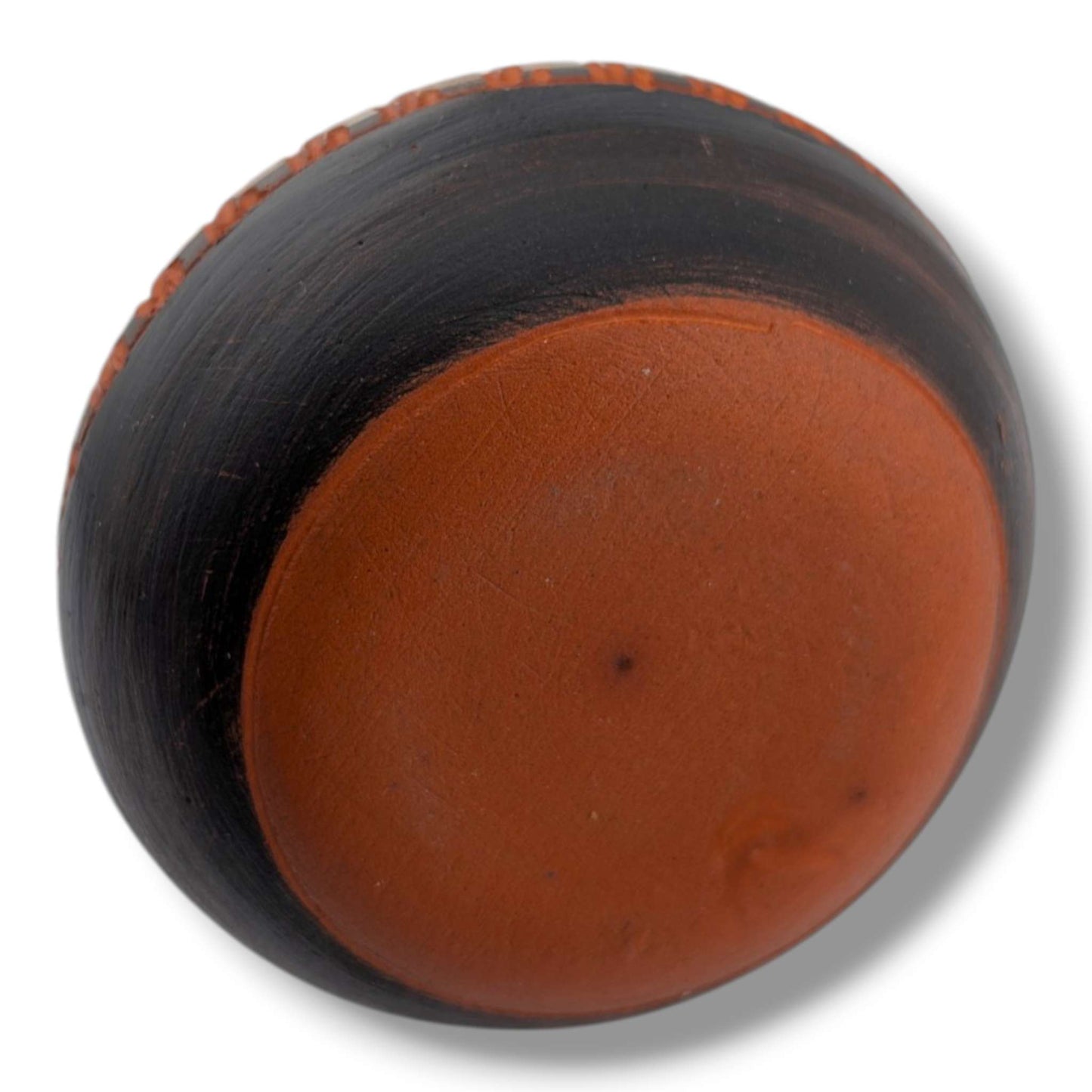 Navajo Etched Blue and Terracotta Rain Line Pottery Vase by Ben Billy