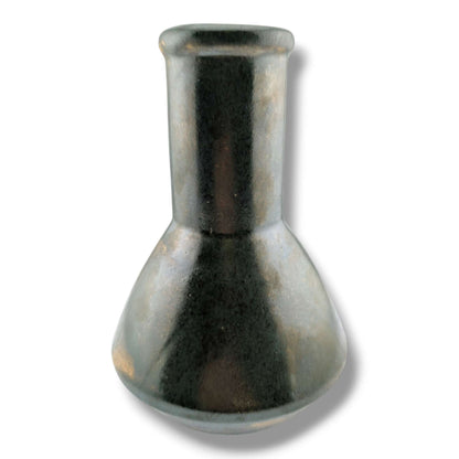 Glazed Pottery Incense Holder with Sculpted Turtle and Tray by Luna