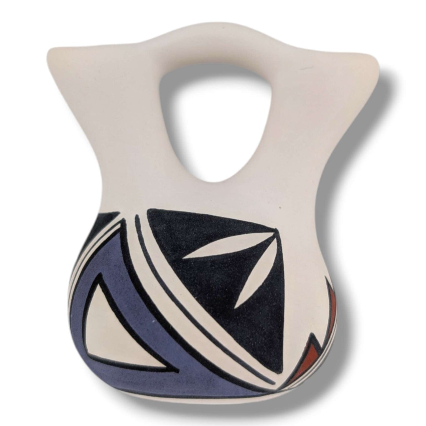 Acoma Pueblo Miniature Pottery Wedding Vase by Mickey
