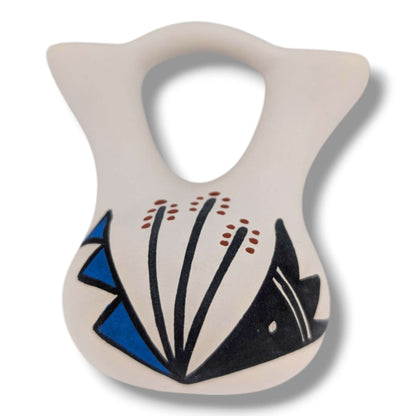 Acoma Pueblo Miniature Pottery Wedding Vase by Mickey