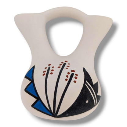 Acoma Pueblo Miniature Pottery Wedding Vase by Mickey
