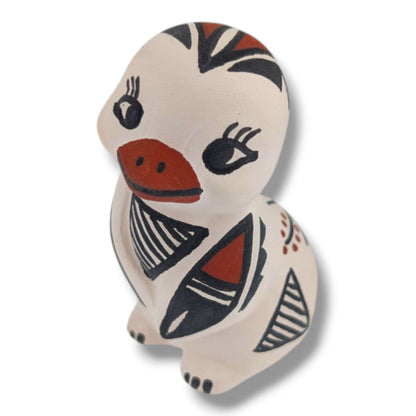 Acoma Pueblo Miniature Pottery Penguin Figurine by Mickey