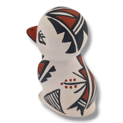 Acoma Pueblo Miniature Pottery Penguin Figurine by Mickey