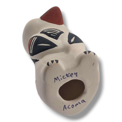 Acoma Pueblo Miniature Pottery Penguin Figurine by Mickey