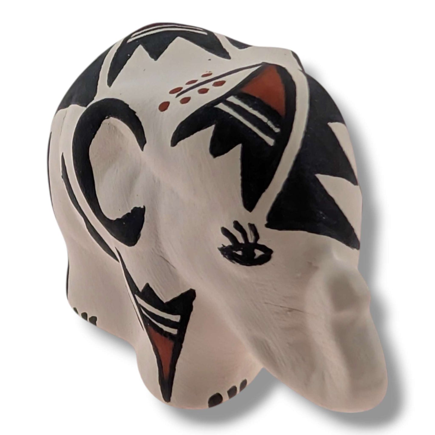 Acoma Pueblo Miniature Pottery Elephant Figurine by Mickey