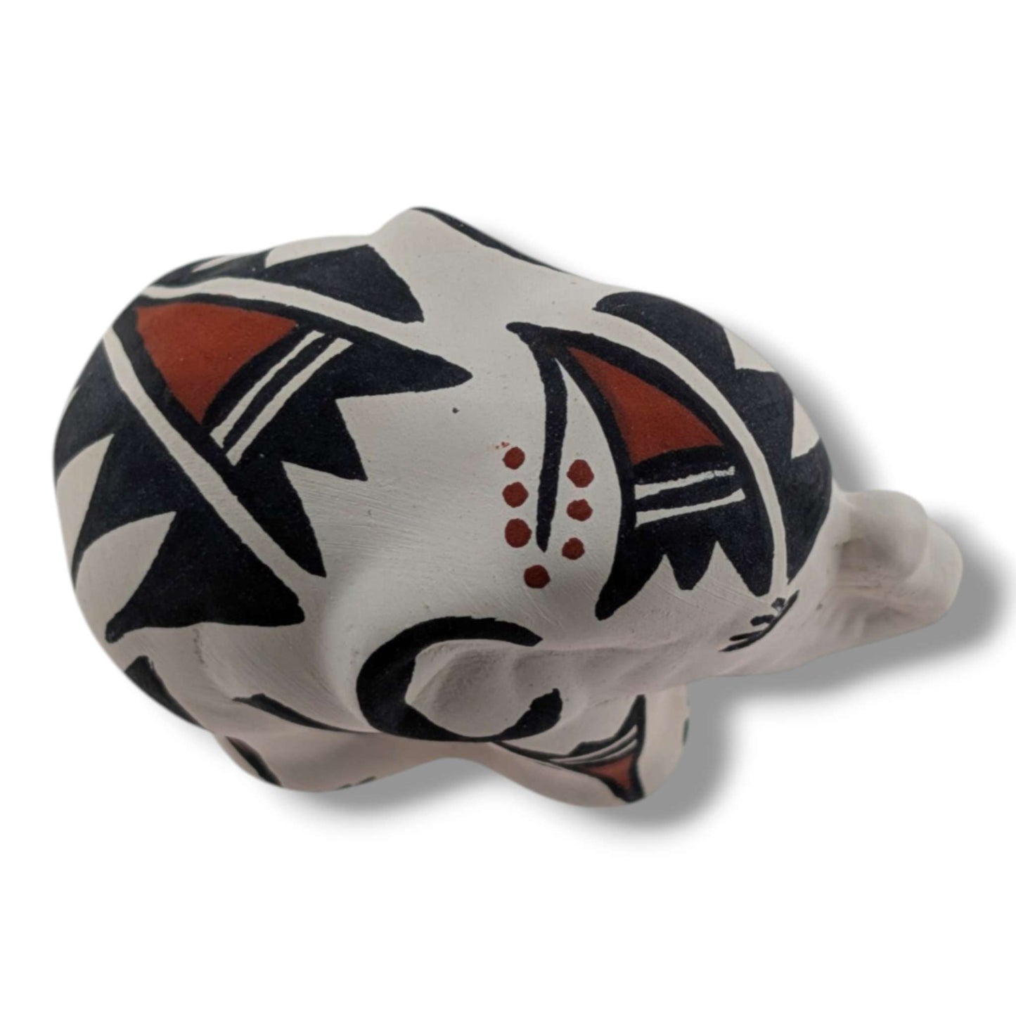 Acoma Pueblo Miniature Pottery Elephant Figurine by Mickey