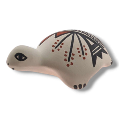 Acoma Pueblo Miniature Pottery Turtle Figurine by Mickey