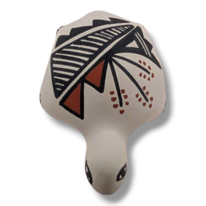 Acoma Pueblo Miniature Pottery Turtle Figurine by Mickey