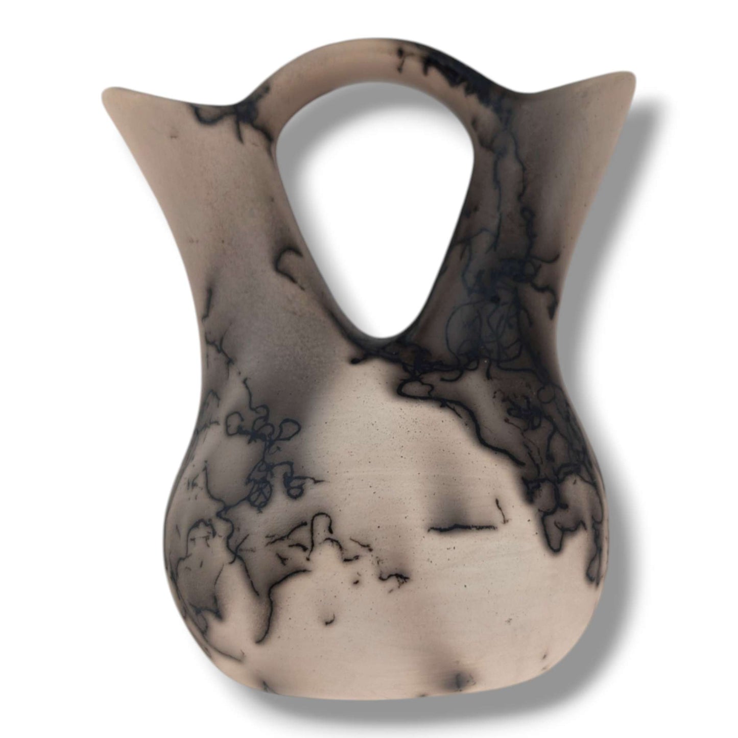 Horse Hair Four-Point Design Wedding Vase by Luna - SunWest Treasures