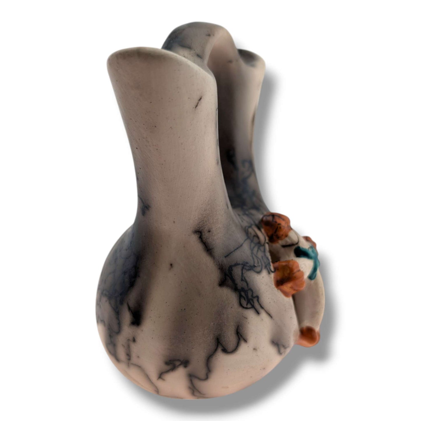 Horse Hair Four-Point Design Wedding Vase by Luna - SunWest Treasures