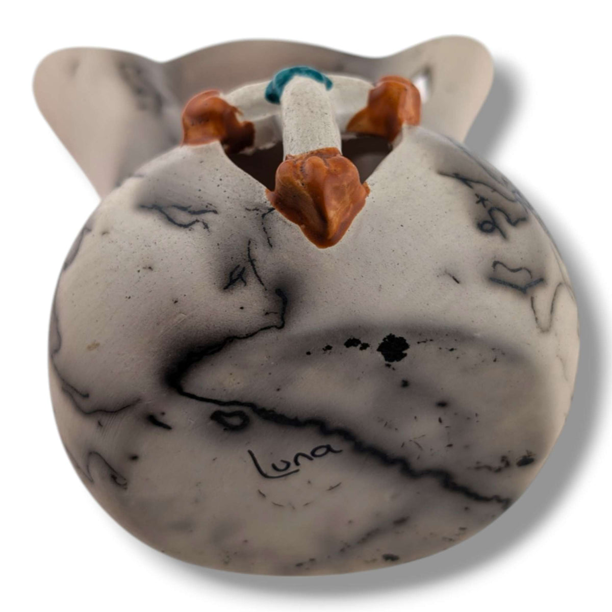 Horse Hair Four-Point Design Wedding Vase by Luna - SunWest Treasures